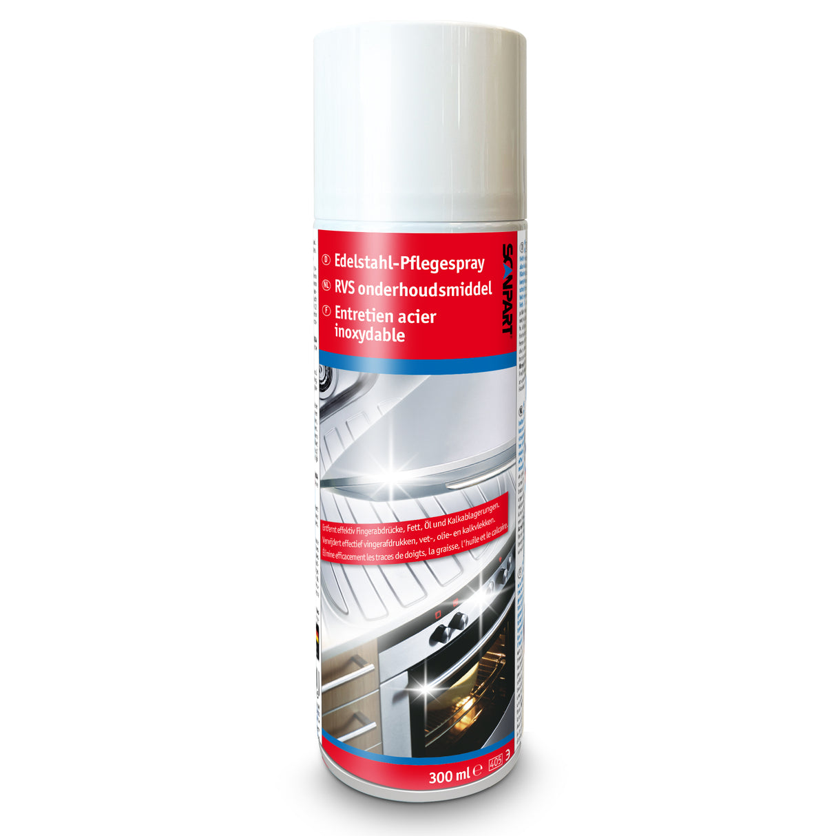 Scanpart RVS reinigingsspray voor kookplaten & afzuigkappen