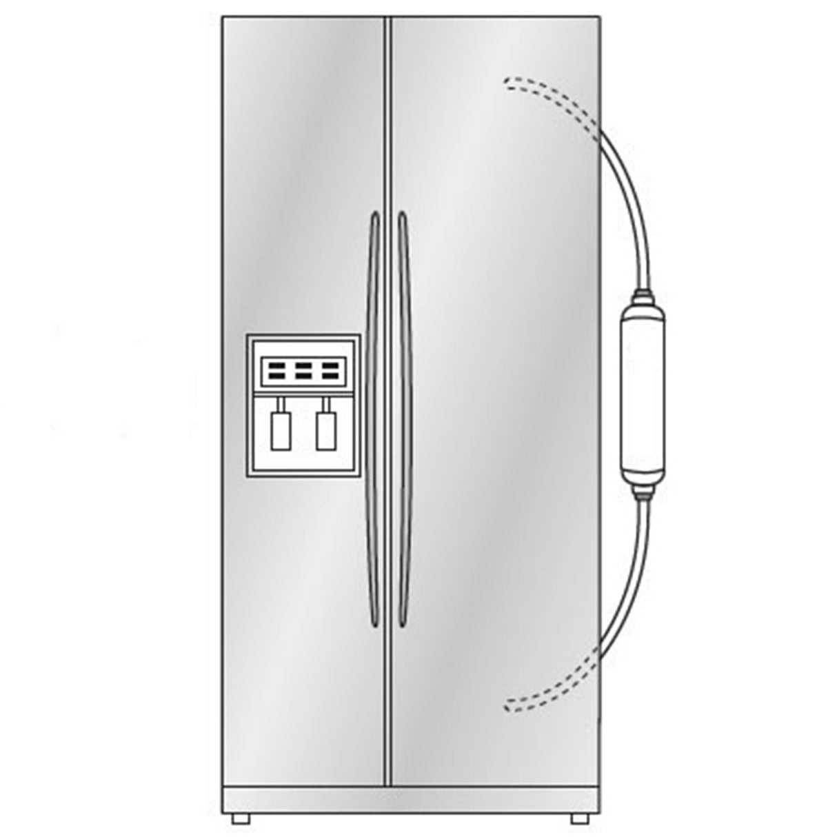 Scanpart koelkast waterfilter extern