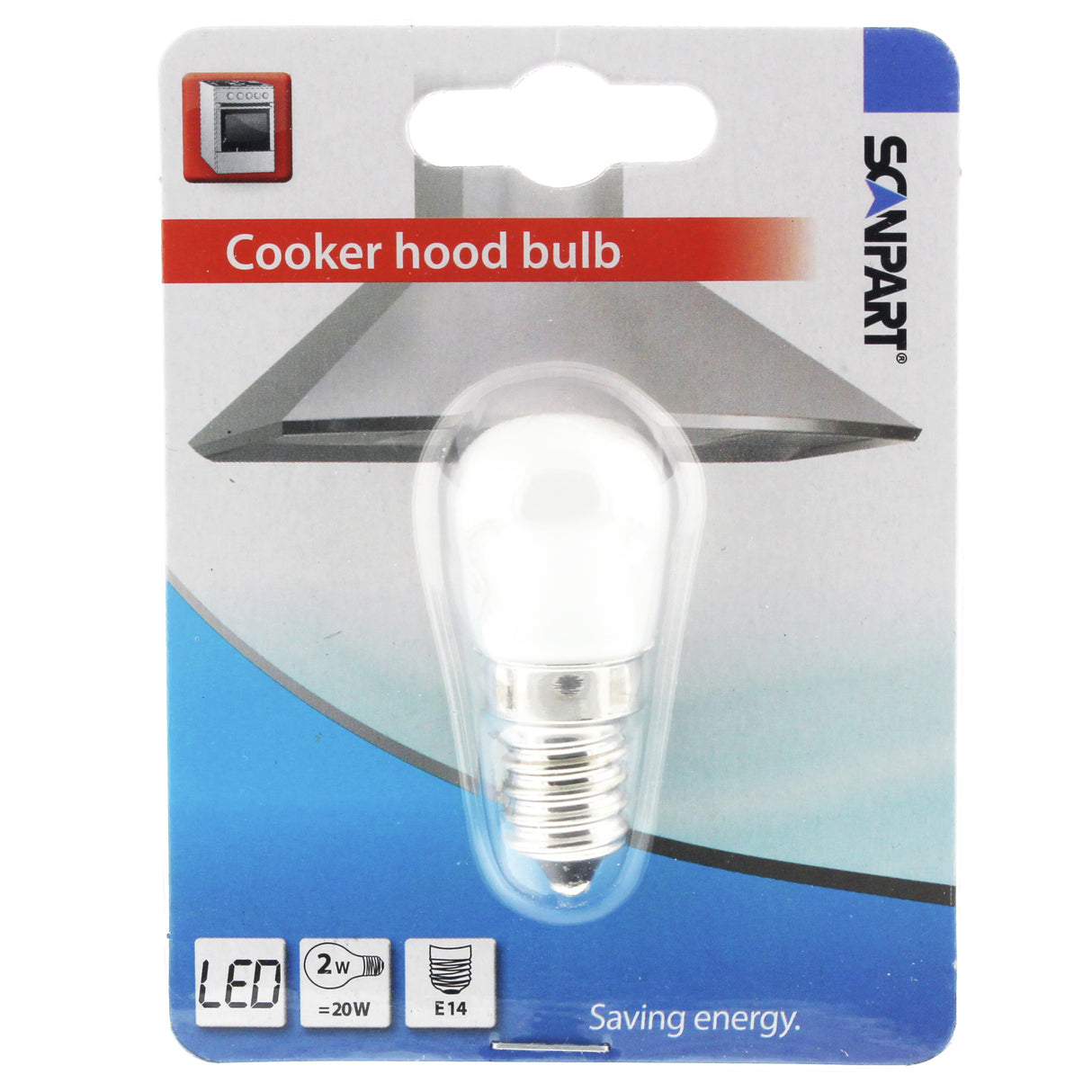 Scanpart afzuigkaplamp E14 2W