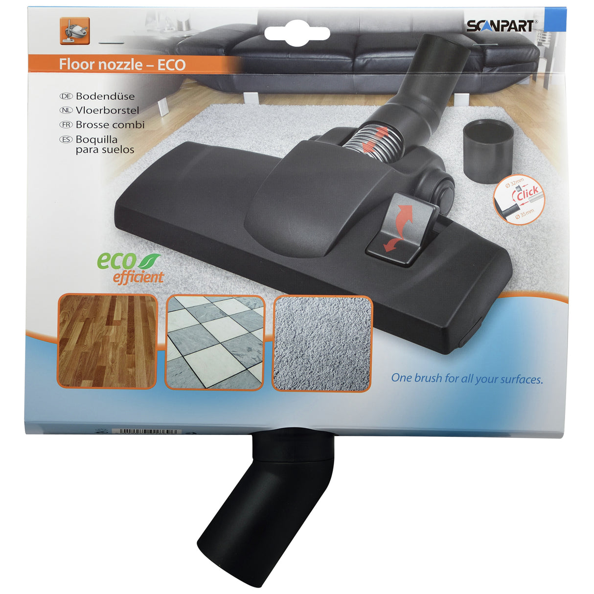 Scanpart combimond ECO Ø32 + 35 mm geschikt voor alle merken (universeel)