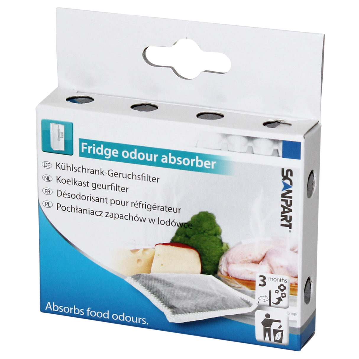 Koelkast geurfilter met actieve koolstof van Scanpart