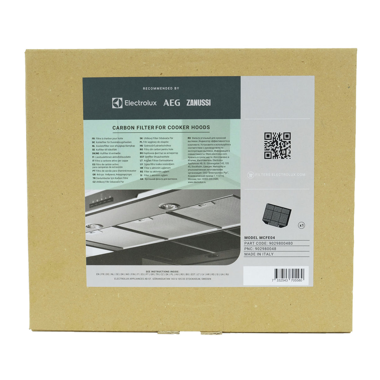 Koolstoffilter       MCFE04 a1