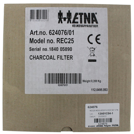Etna koolstoffilter REC25