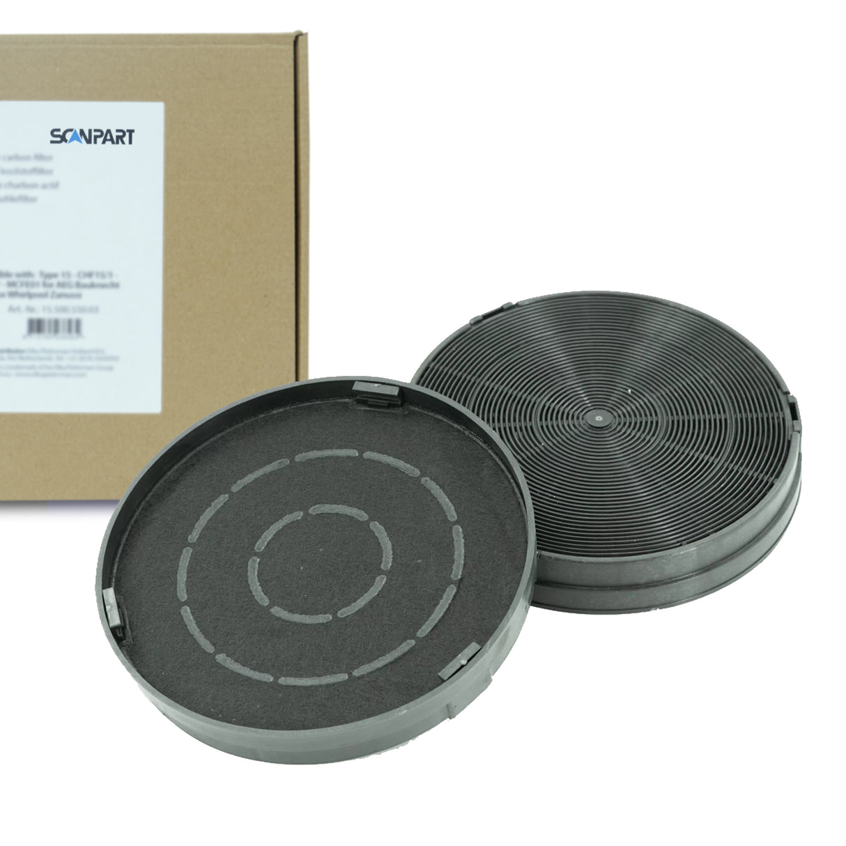 AEG koolstoffilter MCEF02 / 9029800464 / EFF62 van Scanpart (2 st.)