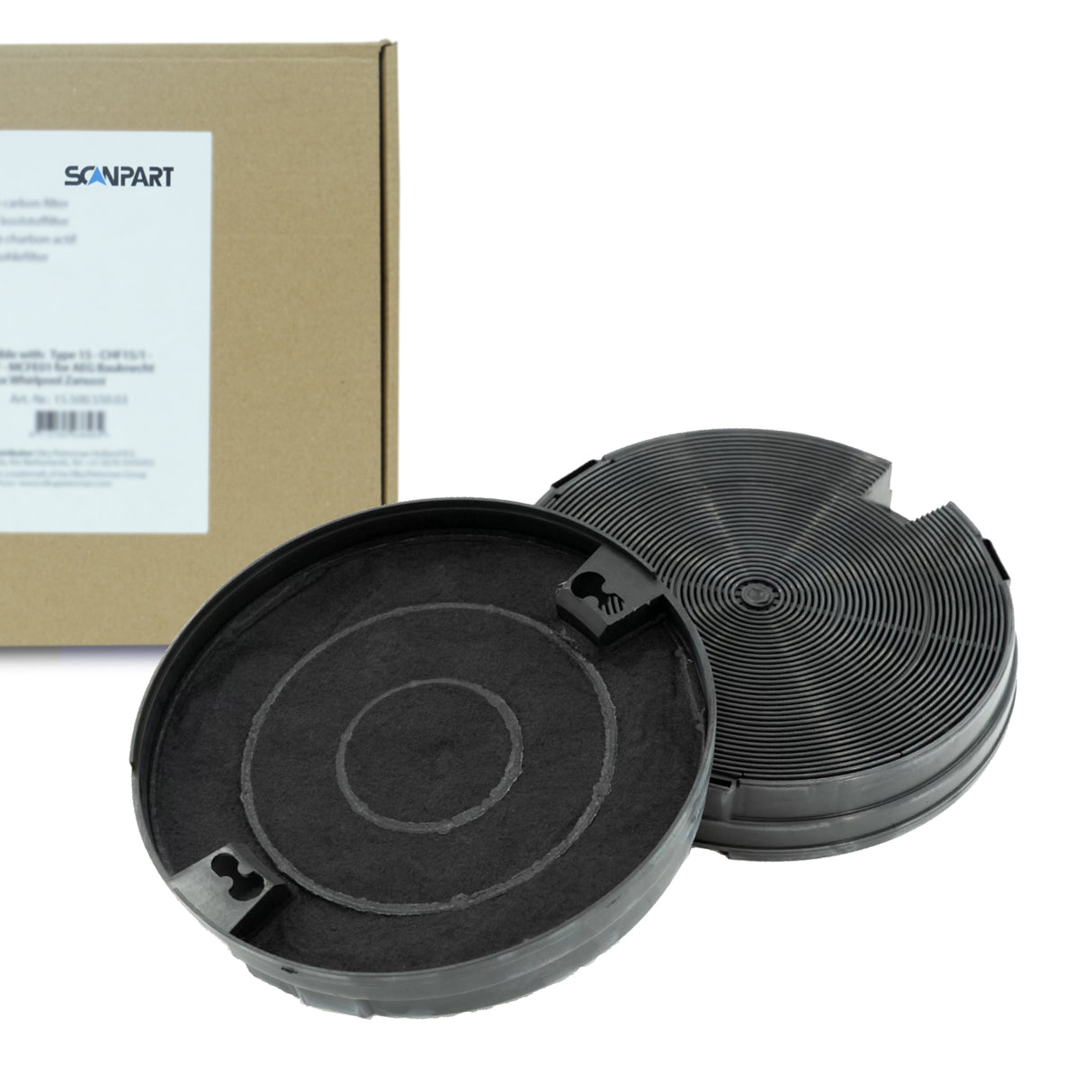 NYTTIG koolstoffilter FIL600 / 80096904 / Fil 600 van Scanpart (2 st.)