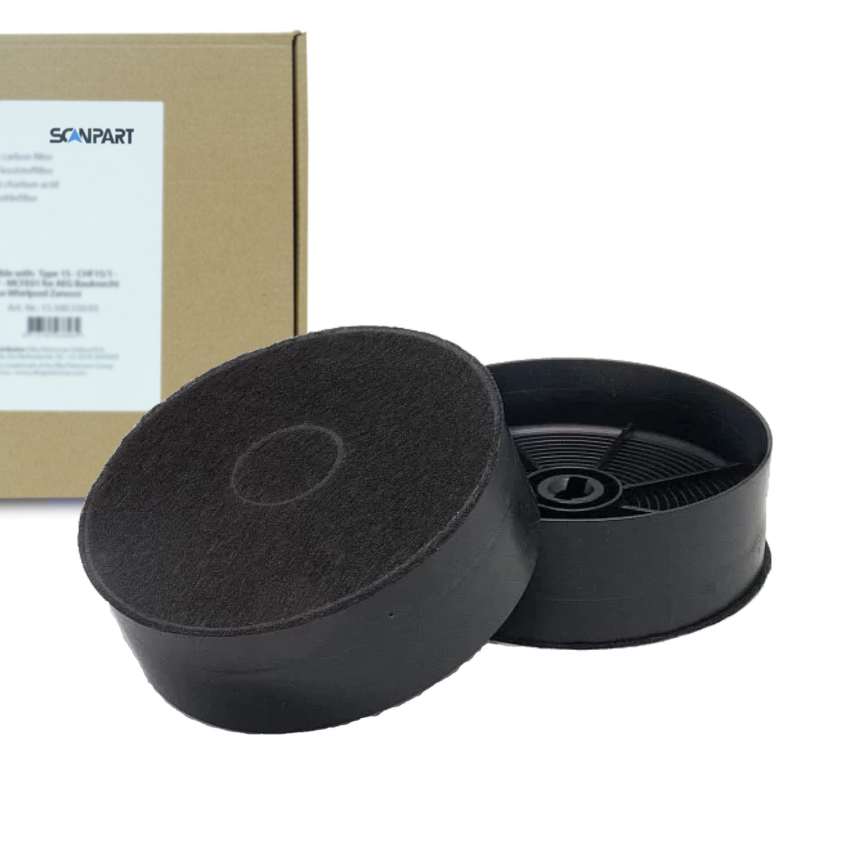 Beko koolstoffilter KF 9197063656 / 9197065088 van Scanpart (2 st.)