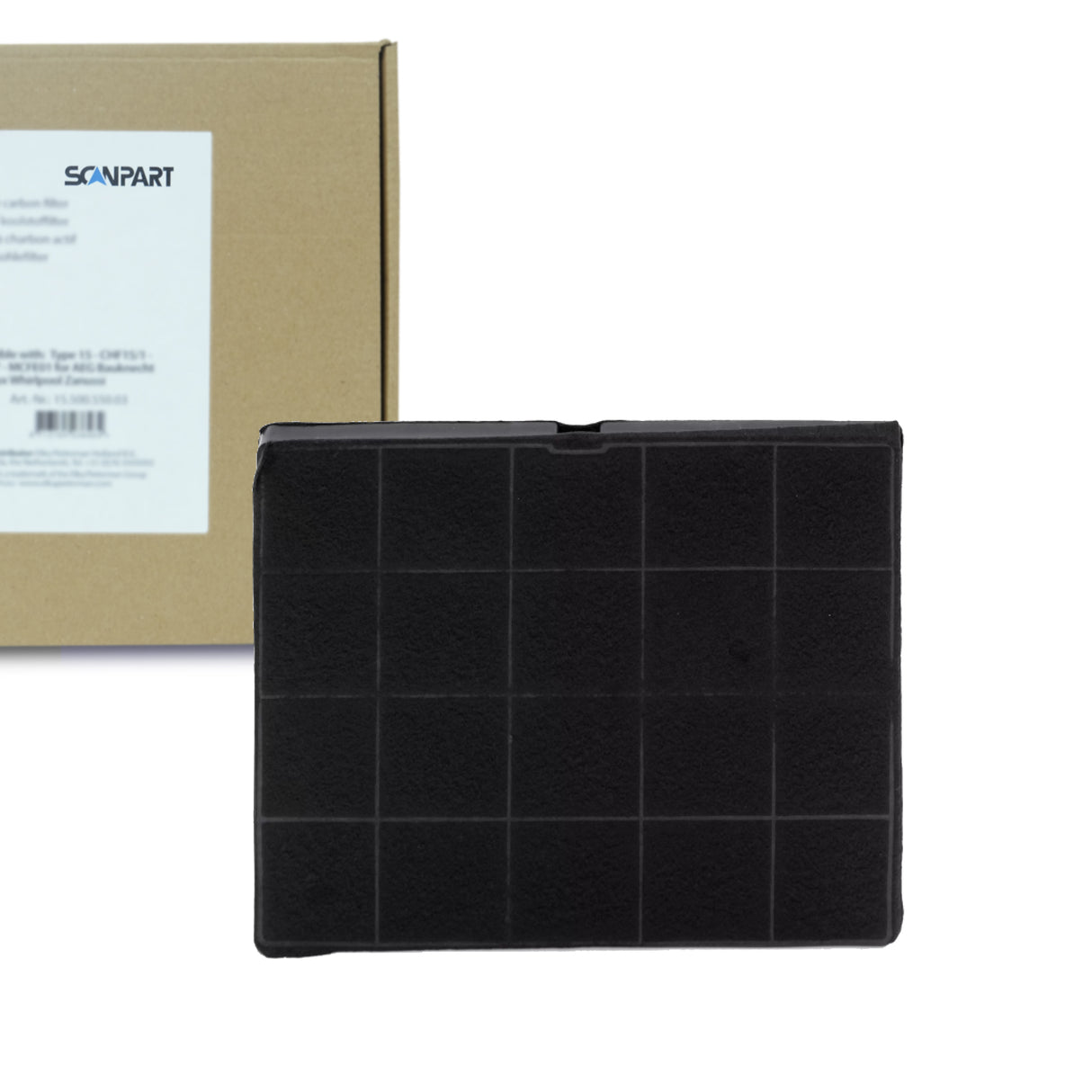 Zanussi koolstoffilter 9029798767 / ECFB01 / 33005299 van Scanpart