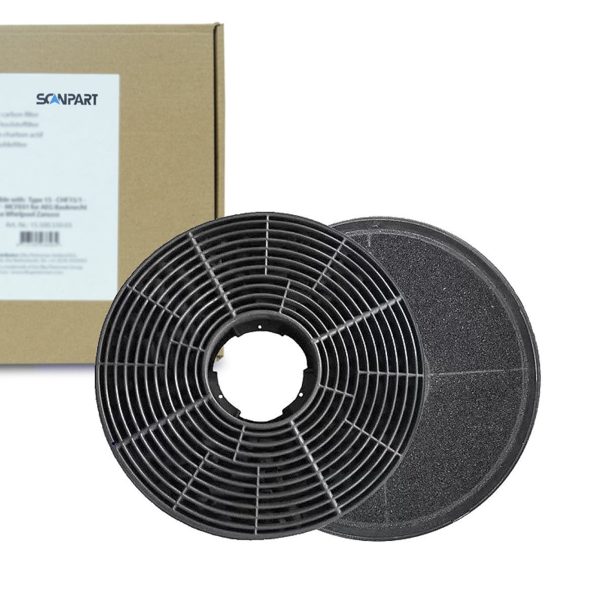 Exquisit koolstoffilter C07 / CF130 MIZ 0058 van Scanpart (2 st.)