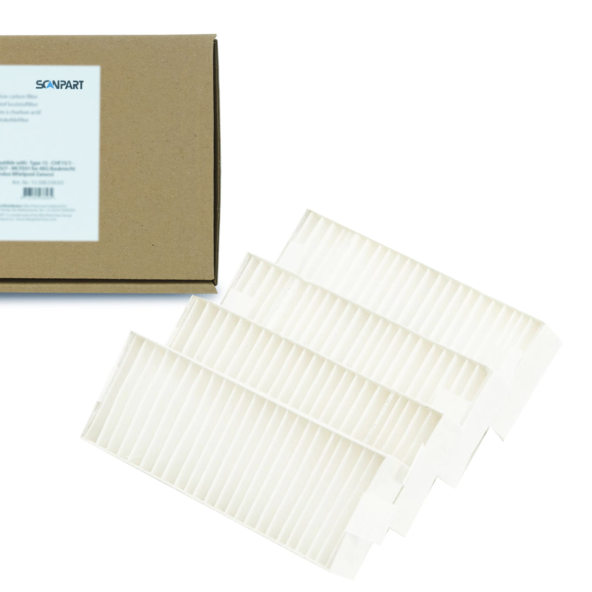 Bosch koolstoffilter 17004801 / HEZ9VEDU0 van Scanpart (4 st.)