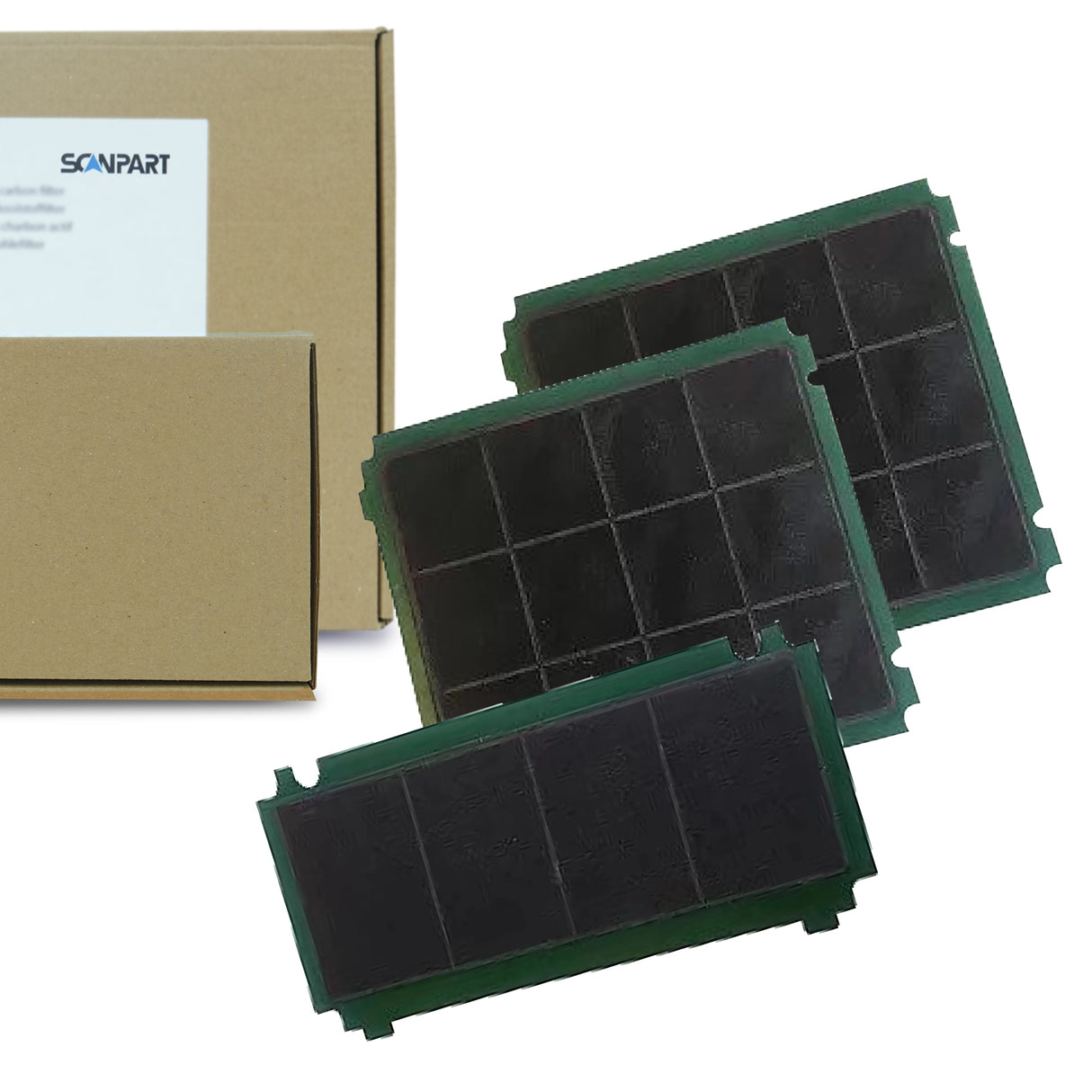 Pelgrim Longlife koolstoffilter HF2002 van Scanpart (3 st.)