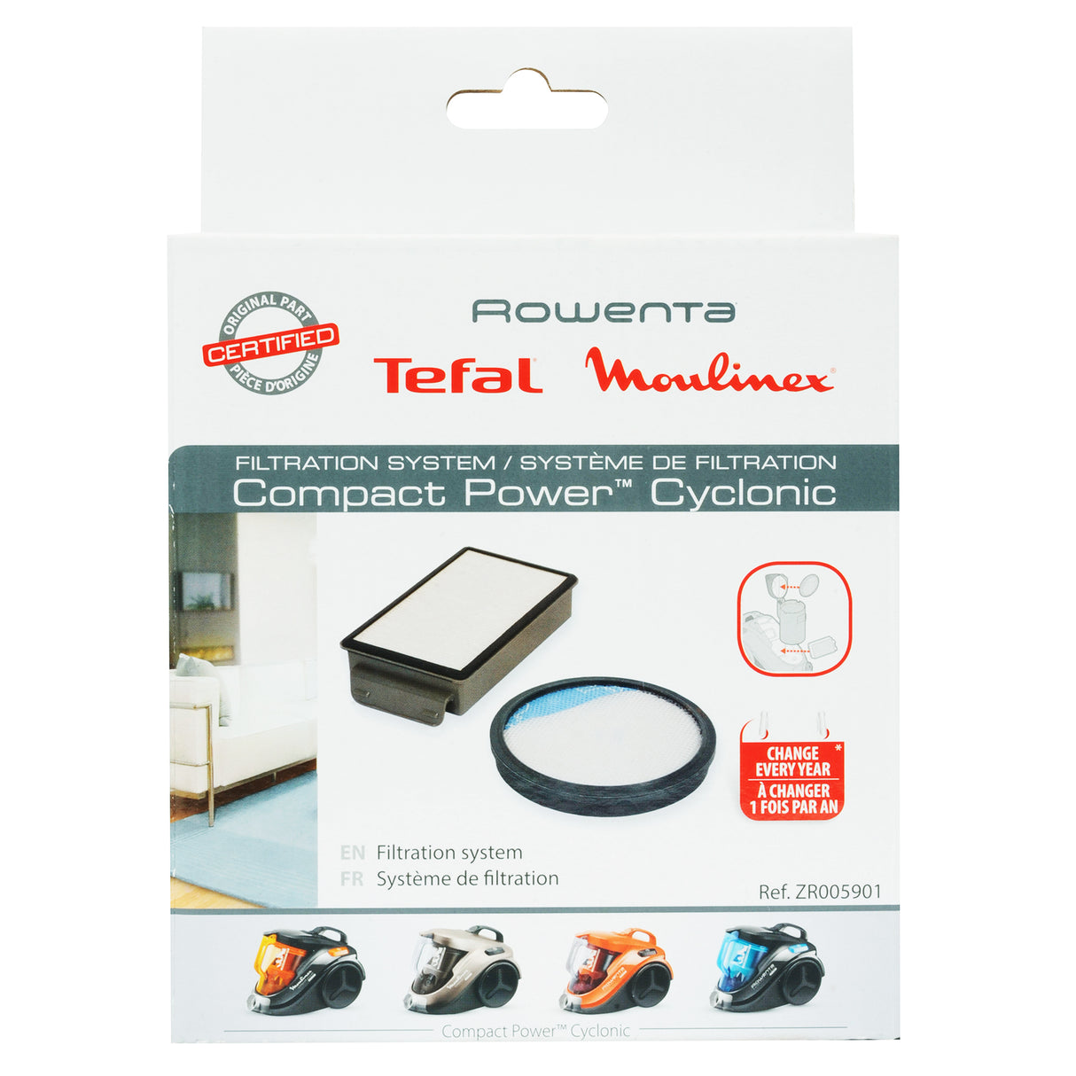 Rowenta filtratiekit 2210019385 / ZR005901 Compact Power Cyclonic