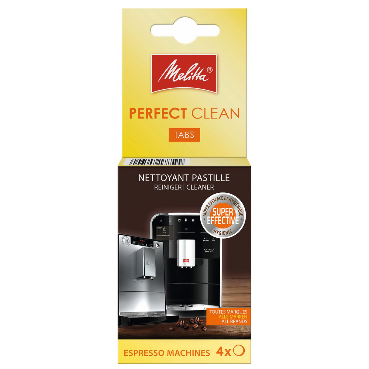 Melitta Perfect Clean reinigingstabletten 4x 1,8g