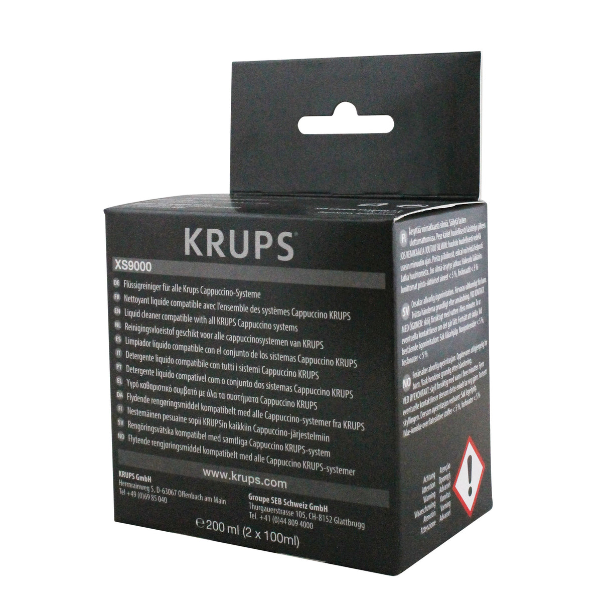 Krups XS9000 / 8010001239 koffiezetapparaat reiniger 2x100ml