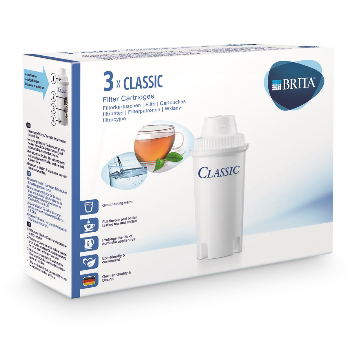 Brita waterfilterpatronen Classic 3-Pack
