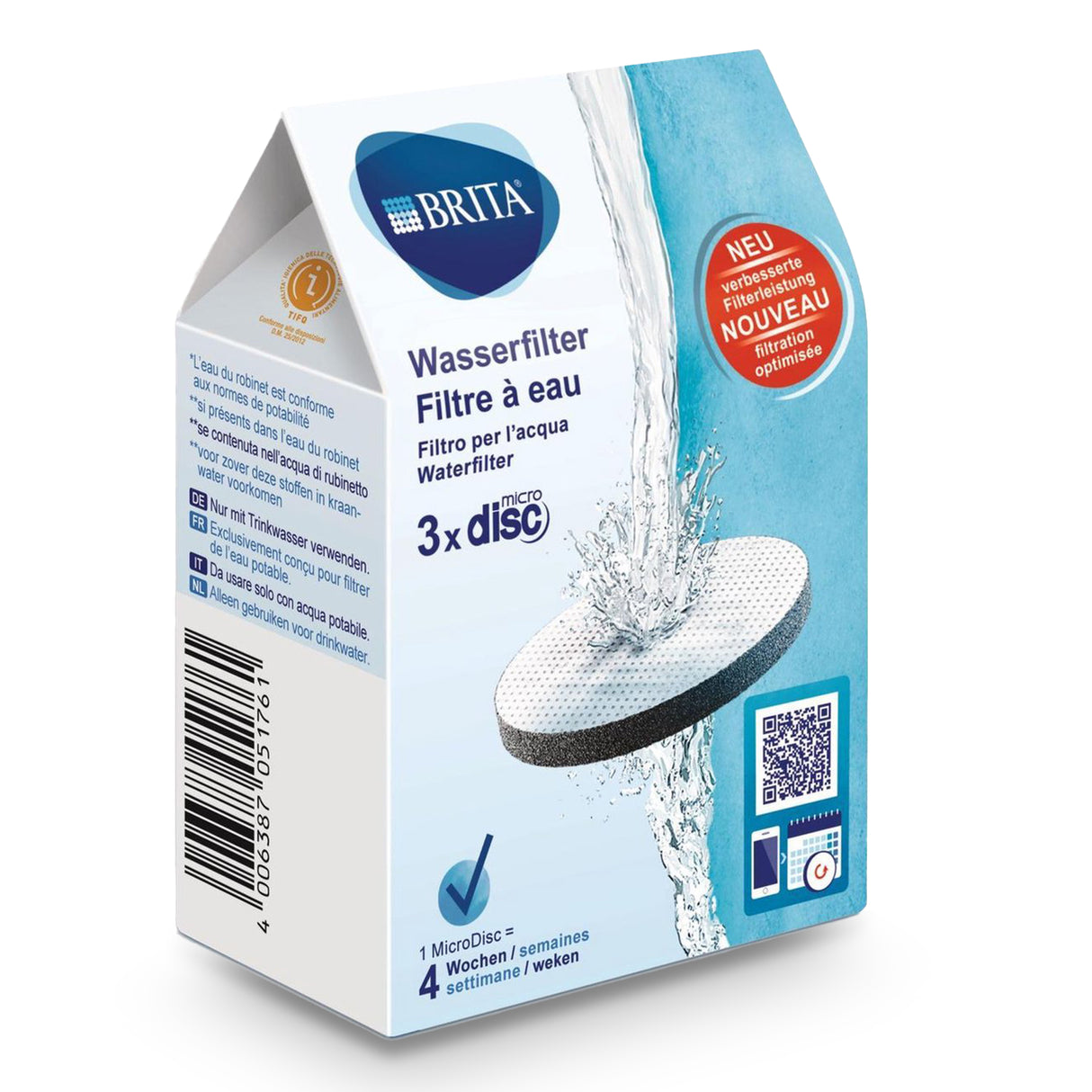 Brita waterzuiveringstabletten / MicroDisc Go 3-Pack