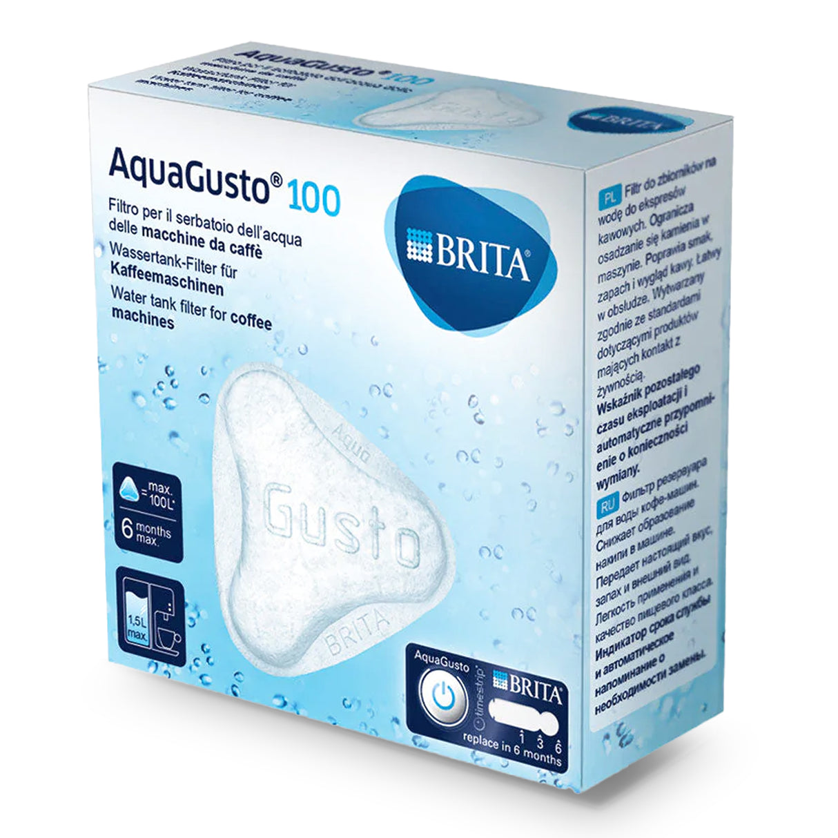 Brita universeel waterfilterpatroon AquaGusto 100