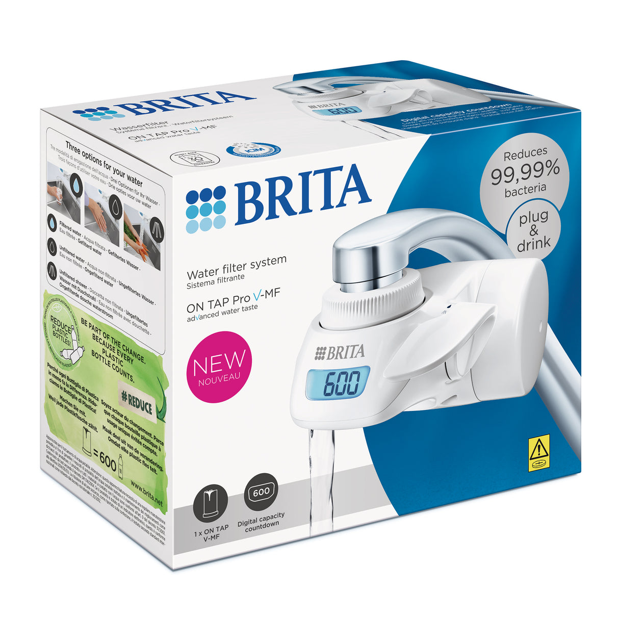 Brita On Tap waterfiltersysteem op de kraan V-MF