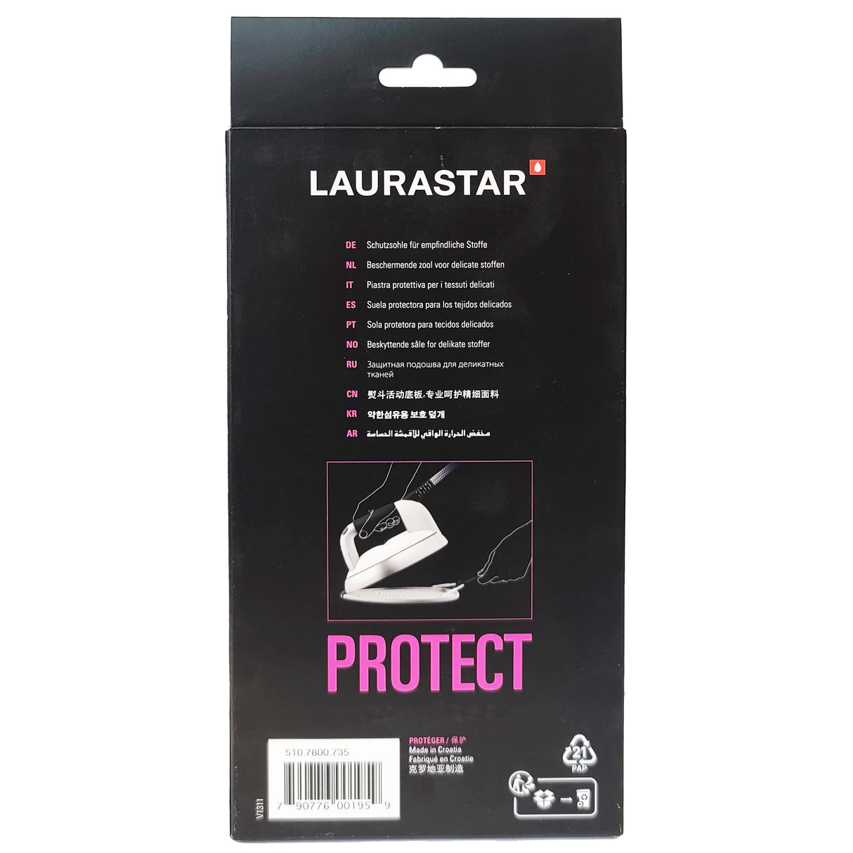 Laurastar beschermzool strijkijzer S/S PLUS