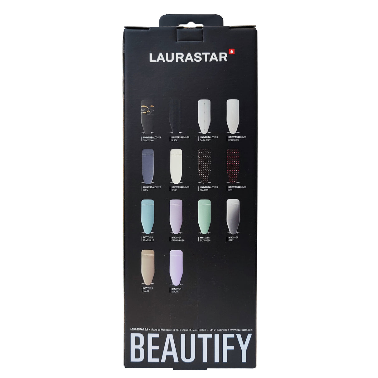 Laurastar strijkplankovertrek taupe