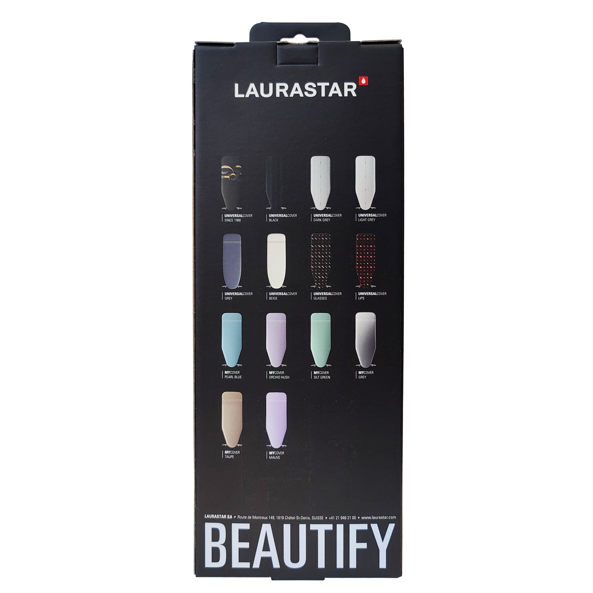 Laurastar strijkplankovertrek mauve