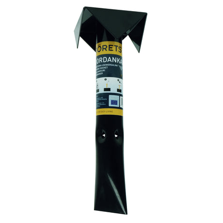 Voet droogmolen - grondanker zwart