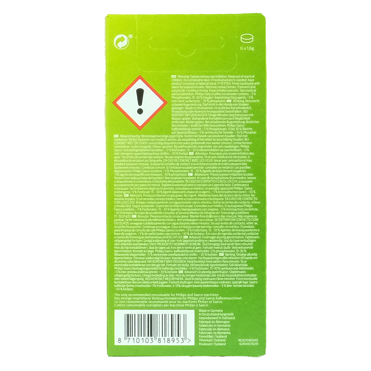 Philips Saeco reinigingstabletten CA6704 6x1,6g