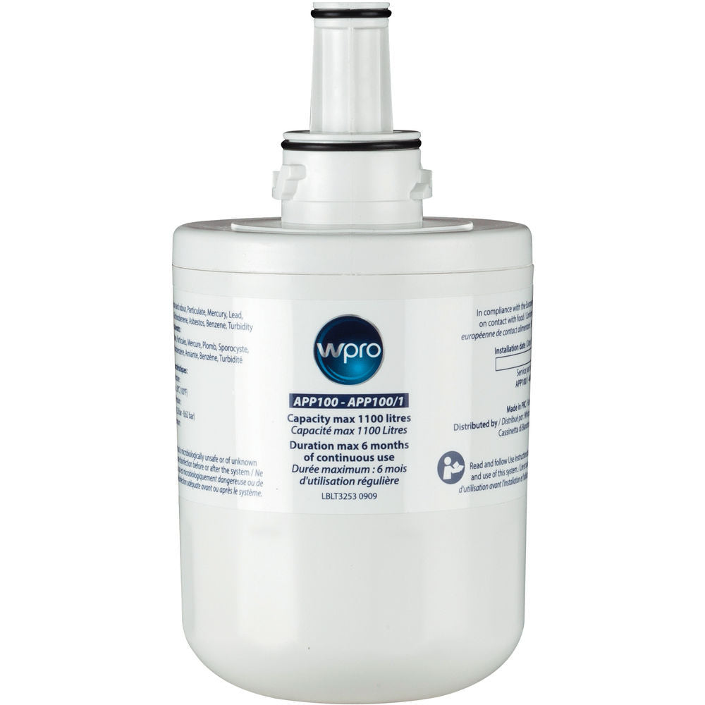 Wpro koelkast waterfilter intern