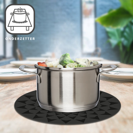 Scanpart inductie kookplaat beschermmatten 2xØ20cm 2xØ26cm