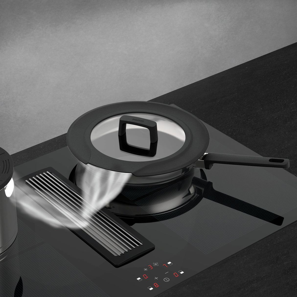 Pannenset downdraft 3-delig Berghoff