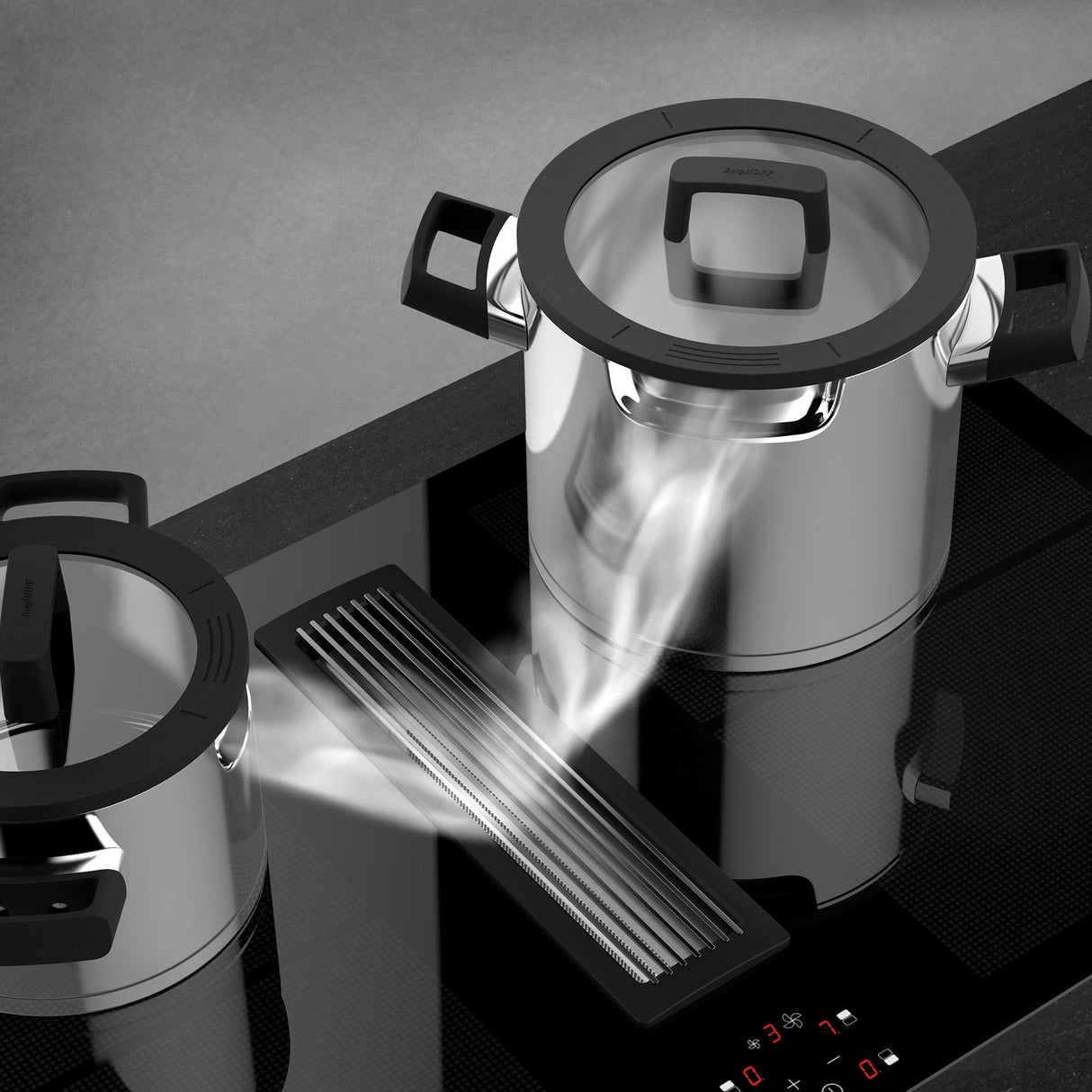 Pannenset downdraft 6-delig Berghoff