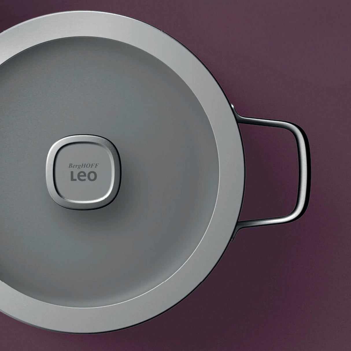 Wok Ø28 cm met deksel roestvrijstaal Berghoff Leo