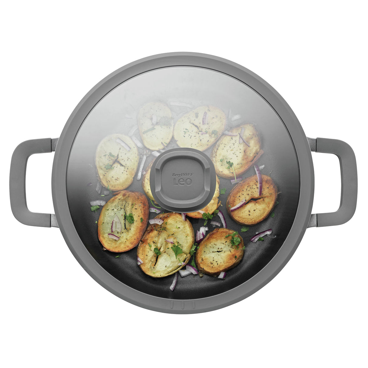 Sauteerpan Ø28 cm met deksel en 2 grepen Berghoff Leo Stone+