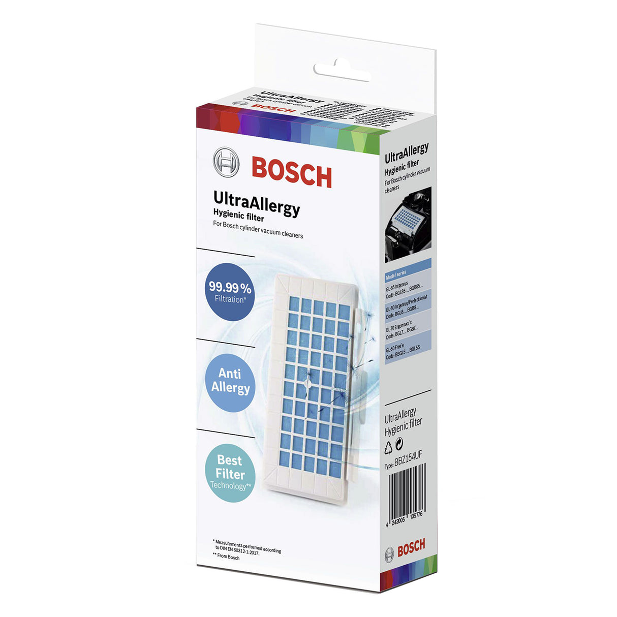 Bosch Siemens Ultra Energy hygiënefilter BBZ154UF / 17004549