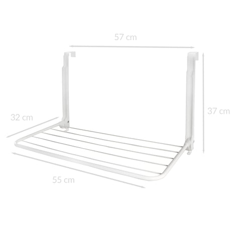 Droogrek deur wit - 3,6 meter lijnlengte