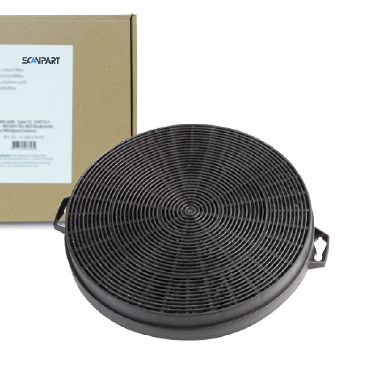 Whirlpool koolstoffilter 484000008579 / CHF210/1 / B210 / FAC539 van Scanpart