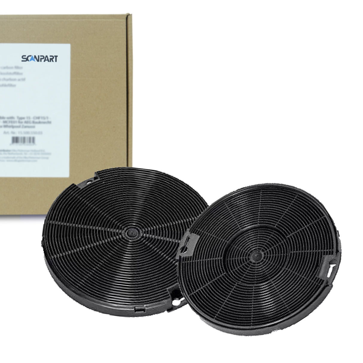 Beko koolstoffilter KF9197056543 van Scanpart (2 st.)