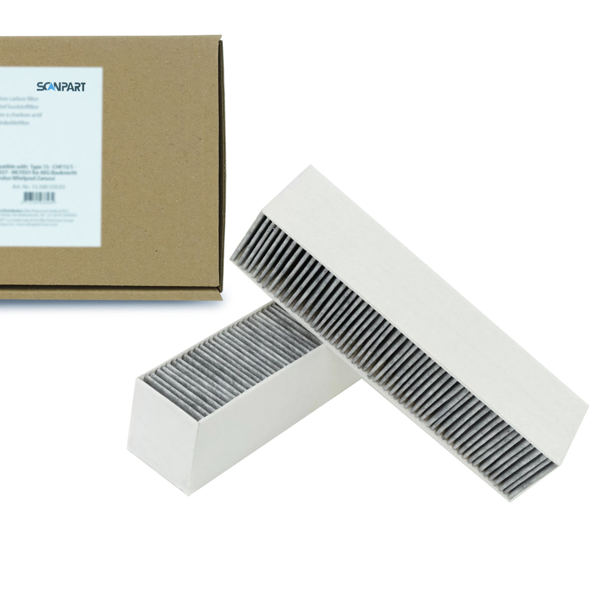 Gaggenau koolstoffilter 792273 / 17003002 / AA413110 / AA413111 van Scanpart (2 st.)