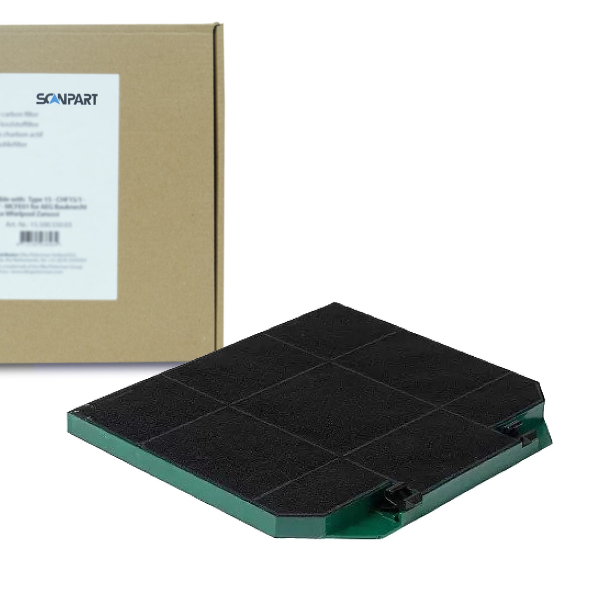 Electrolux koolstoffilter MCFE33 LongLife / 9029801322 van Scanpart