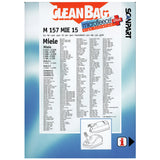 Cleanbag Microfleece+ stofzuigerzak geschikt voor Miele F/J/M