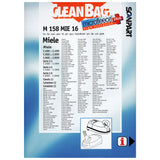 CleanBag Microfleece+ stofzuigerzak geschikt voor Miele G/H/N