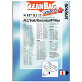 Cleanbag Microfleece+ stofzuigerzak geschikt voor AEG/Bork/Electrolux/Philips