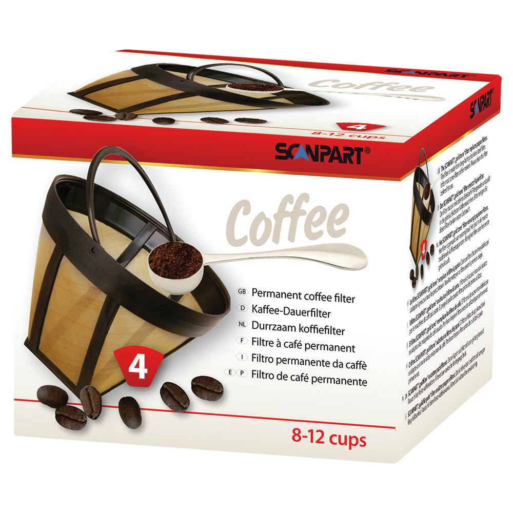 Scanpart Goldtone permanente koffiefilter