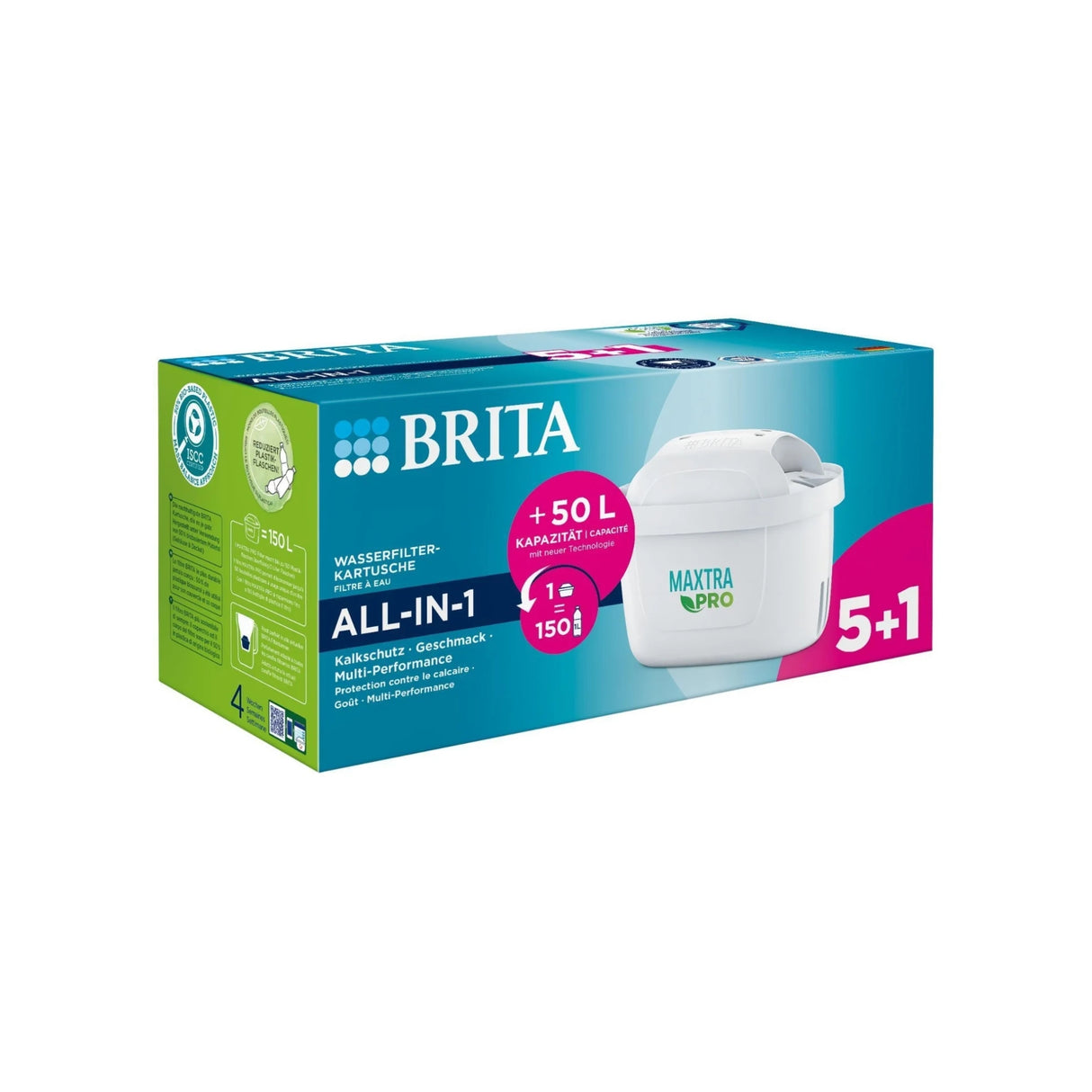 Brita Maxtra Pro Pure Performance Waterfilters 5 +1 Gratis (6 Stuks)