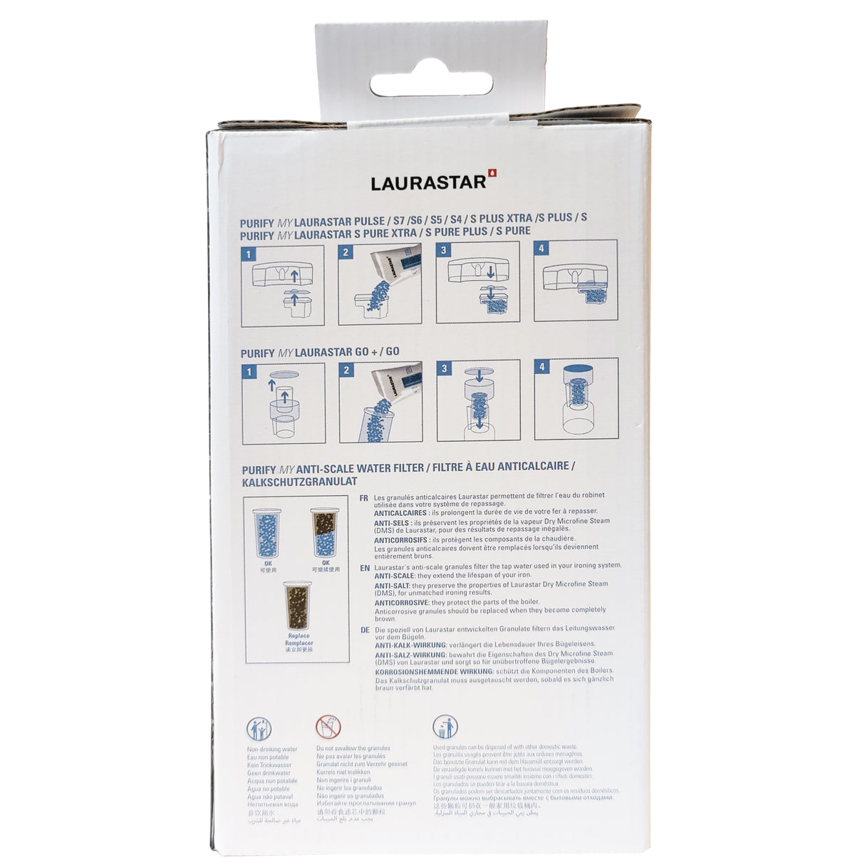 Laurastar navulling voor anti-kalkfilters 3x