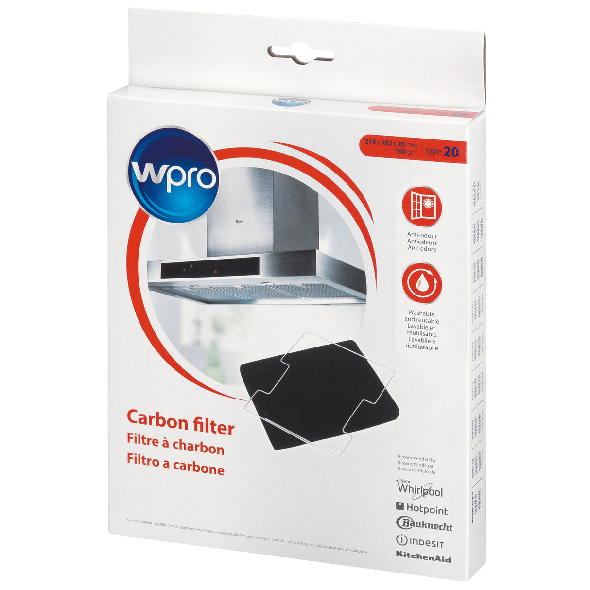 WPRO koolstoffilter 20