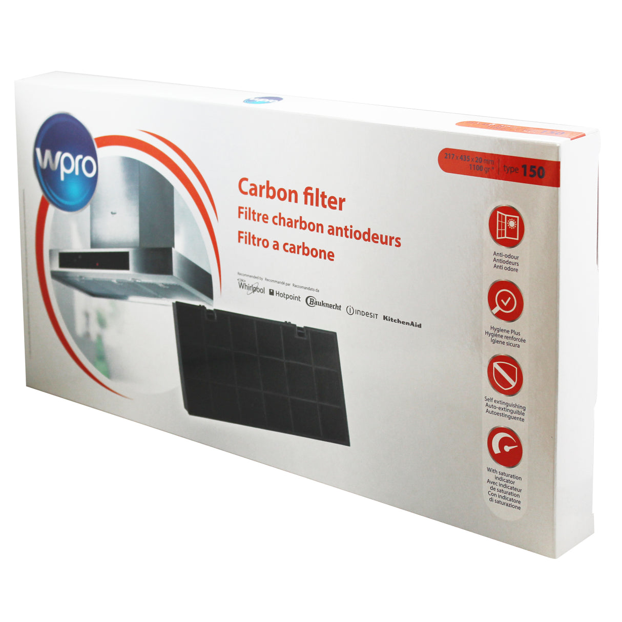 WPRO koolstoffilter 150