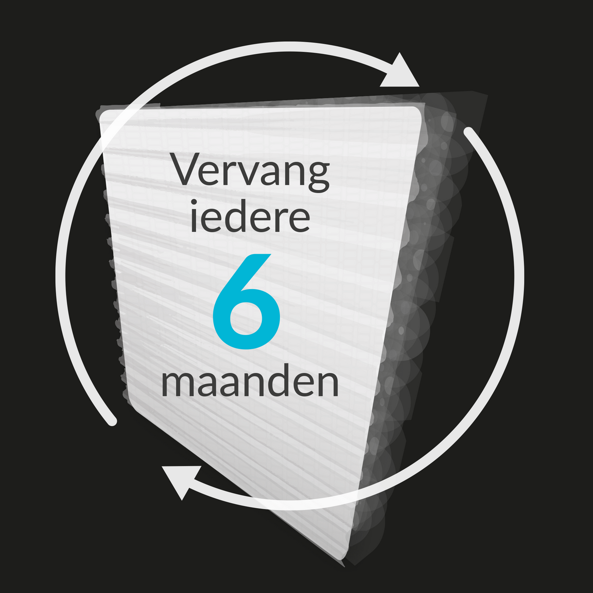 Koolstoffilter DKF15-P geschikt voor Miele van Scanpart (2 st.)